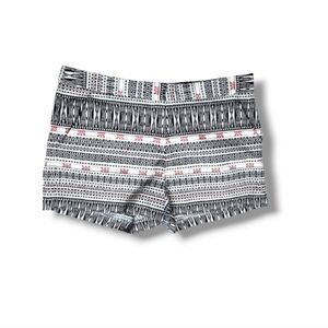 Boho Style Geometric Print Flat Front Shorts by Artesian NY | 12